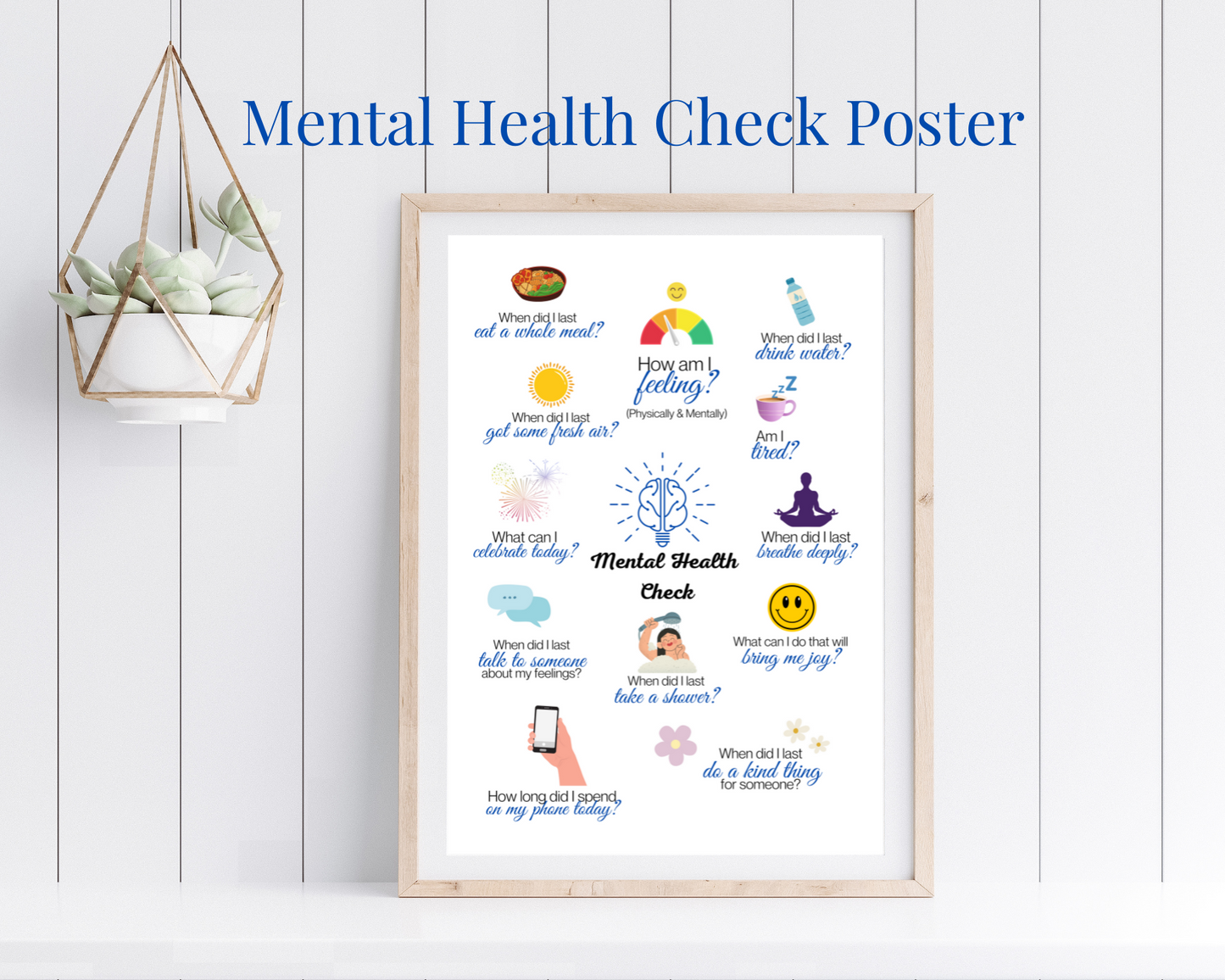 Mental Health Check poster